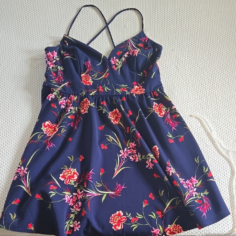 Floral Spaghetti Strap Dress